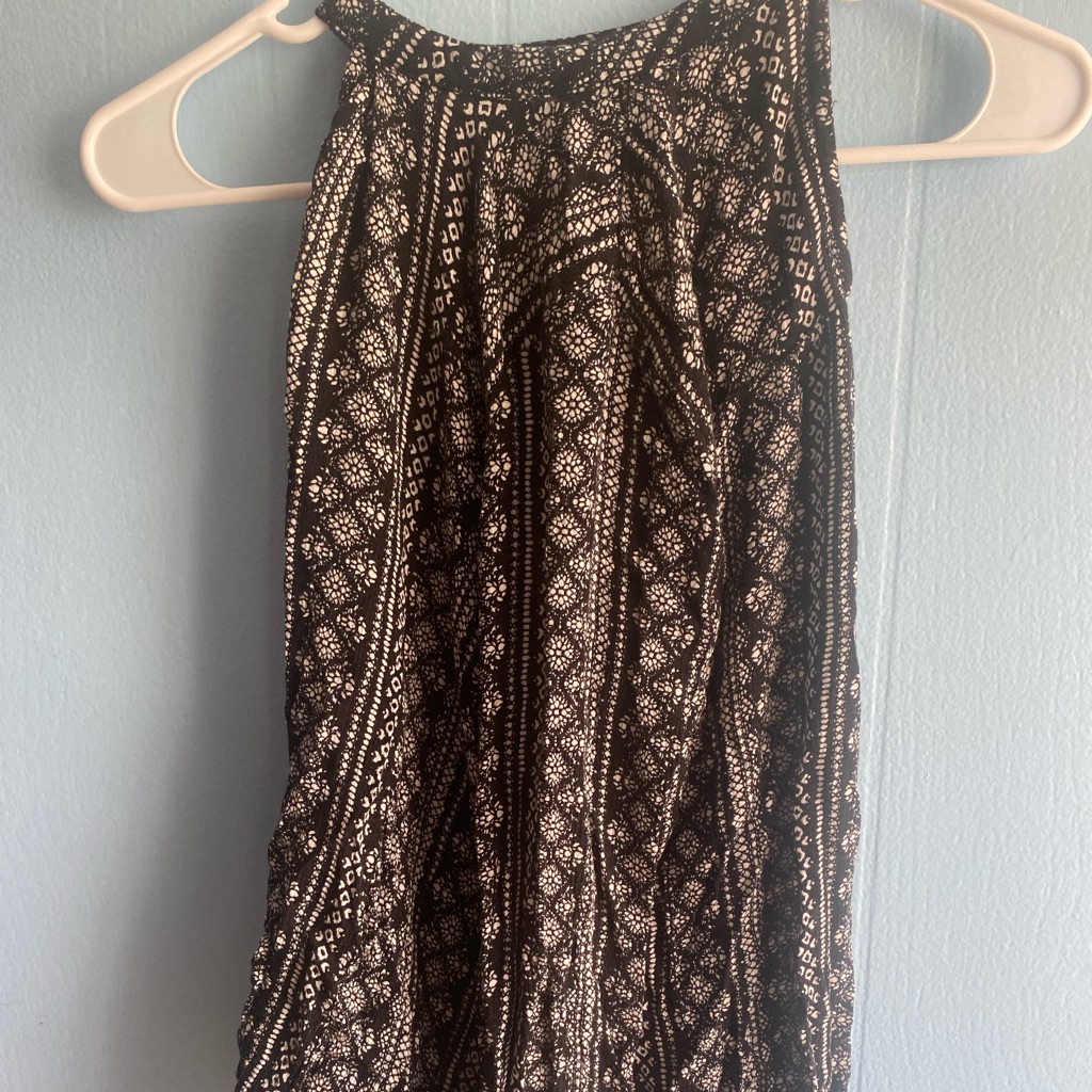 Gypsies & Moondust Black And White Top